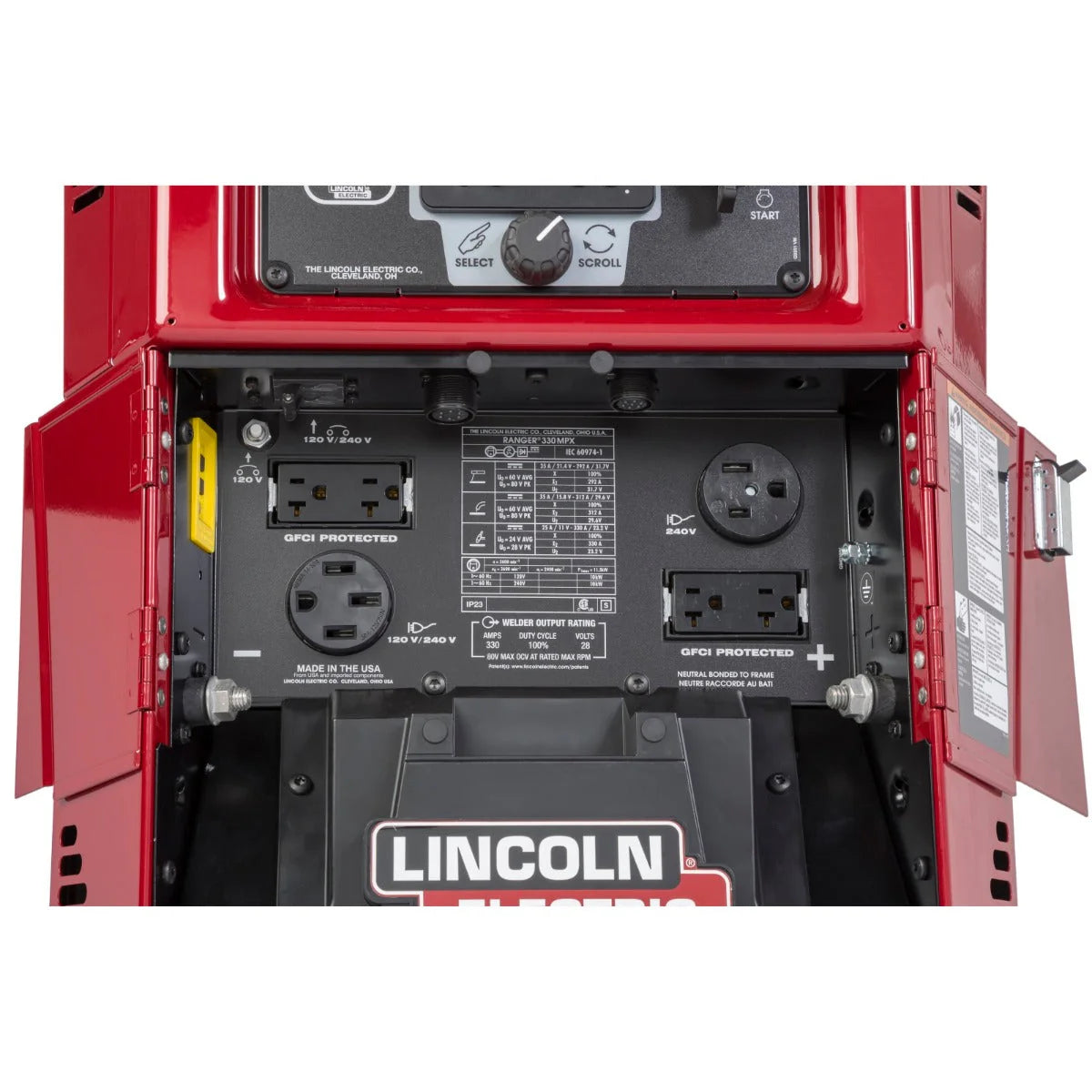 LINCOLN RANGER 330MPX WELDER/GENERATOR W/GFCI (K3459-1)